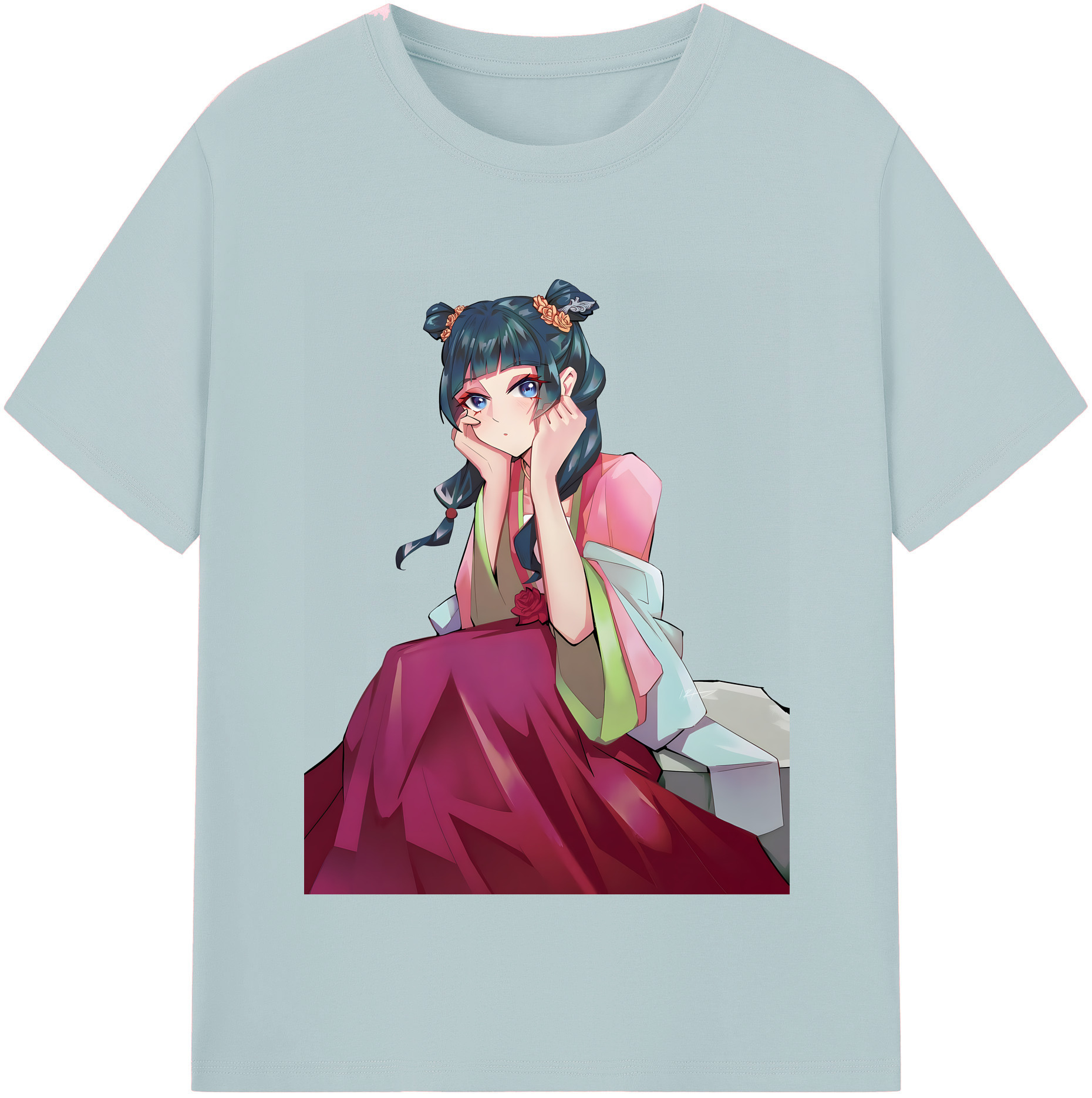 （画像用） 薬屋のひとりごと The Apothecary Diaries 綿100％半袖Tシャツ（フロントプリント）